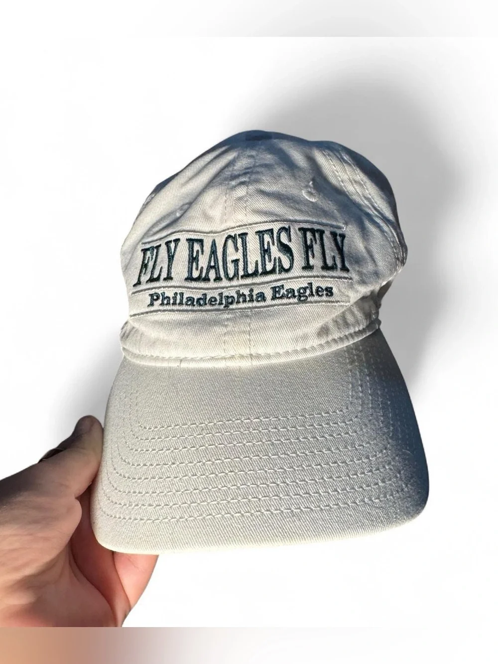 NFL Philadelphia Eagles white baseball hat cap 🫧